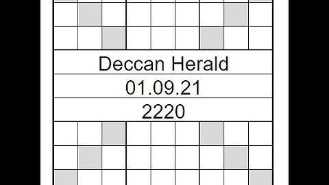 Deccan Herald X Sudoku | Diagonal Sudoku 2220 | Step-by-Step Solution | September 01, 2021