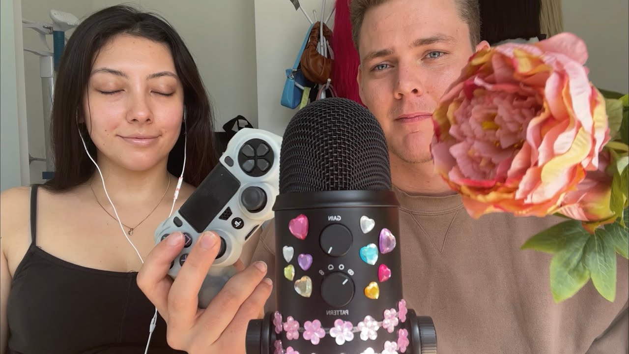 ASMR My boyfriend trying to give me tingles! PART 3 ❤️ ~I guess the triggers~ | Whispered