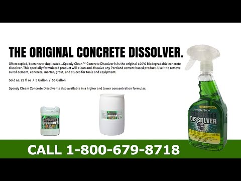 speedy clean concrete dissolver
