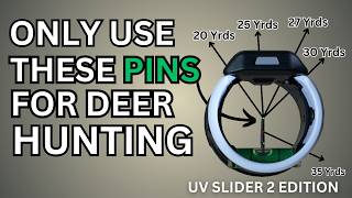 Bow Hunting With a Vertical Pin Bow Sight || UV Slider 2 Pin Gap