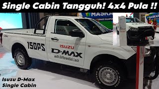 Single Cabin Gagah Tangguh 4x4 Pula Dari Isuzu D-Max ! Siap Buat Ngangkut Barang & Melibas Medannya!