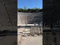 A View from the Top of the Ancient Theatre of Epidaurus in Greece