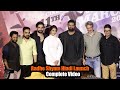 Radhe Shyam Official Hindi Release Launch | Complete Video | Prabhas,Pooja Hegde,Bhushan,Radha Kumr