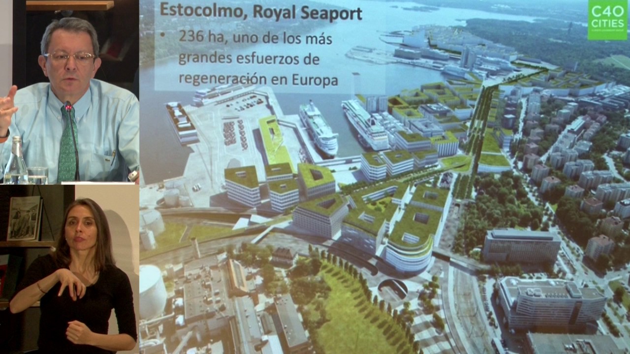 biblioteca laurenziana Mesa sobre cambio climático del seminario ciudades sostenibles BCN