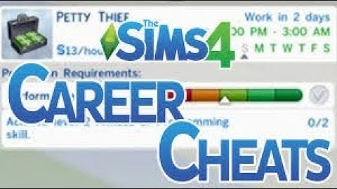 JOB PROMOTE AND SKILL INCREASE CHEAT CODES SIMS 4