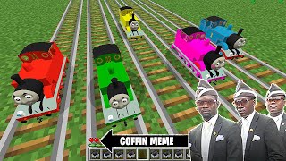 The Smallest Thomas the Tank Engine and Colorful Friends in Minecraft