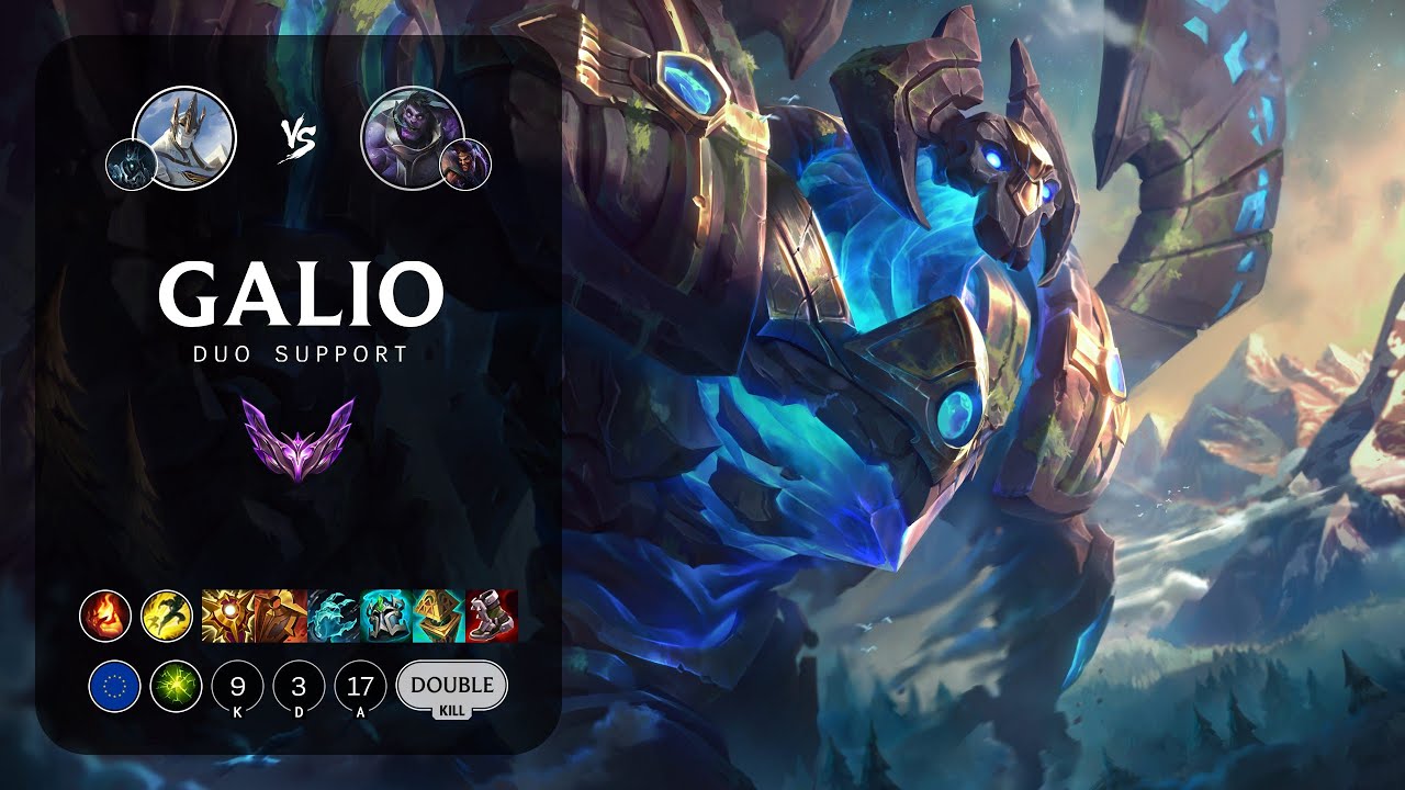 Galio Support vs Dr. Mundo - EUW Master Patch 13.19