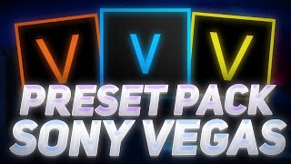 Sony Vegas Pro Preset Pack (shakes, cc, twixtor )