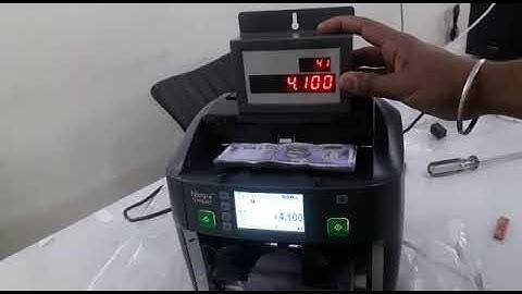 Ntegra Compact Video- demo- Currency handling System