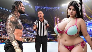 🔥WWE 2K24 - Roman Reigns vs Sara Singh : WWE2K Jun 6, 2024