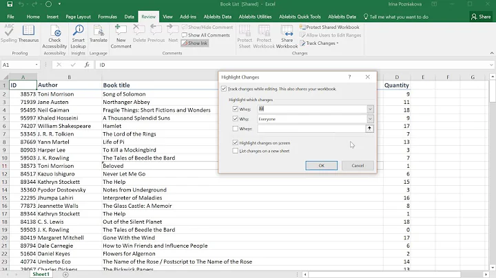 How to compare two Excel files for differences