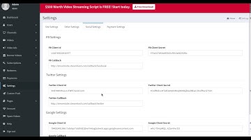 StreamTube Admin - Payment Setting Walkthrough