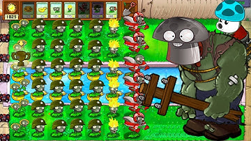 Plants vs Zombies Mod ZomPlant vs Mod ZomBotany: GATLING PEA ZOMPLANT vs GARGANTUAR FIGHT!
