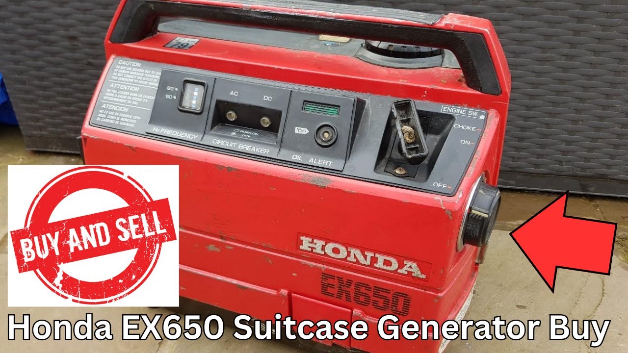 Buy & Sell - Honda EX650 suitcase generator trade / buy deal - YouTube
