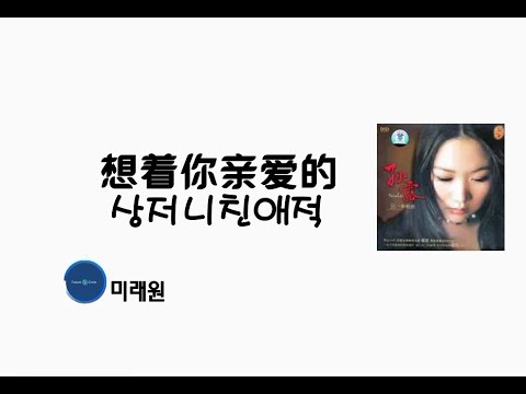 [중국노래]한글가사/해석/자막/병음 손로(孙露)의 상저니친애적(想着你亲爱的)