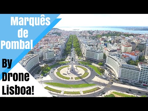 Praça do Marquês de Pombal by Drone Lisboa