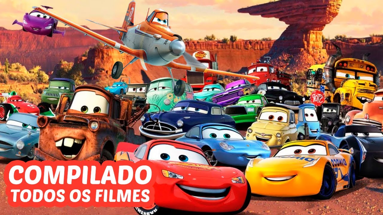 MARATONA SAGA CARROS e AVIÕES da PIXAR | Melhores Momentos