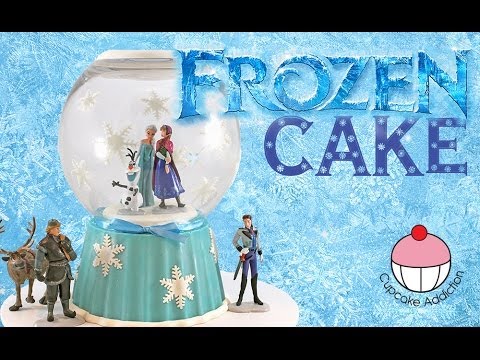 Make Frozen Themed Ice Cream Cake Youtube Make Frozen Themed Ice Cream Cake Youtube