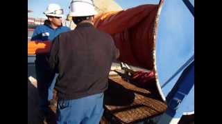NEO 4 Self-Inflating Oil Containment Boom - Retrieval | ABASCO