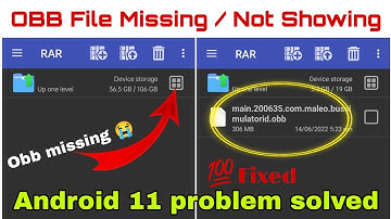 How to Solve RAR app.,Problem Android | OBB file Missing/ not Showing Zarchiver, RAR #tamil #bussid