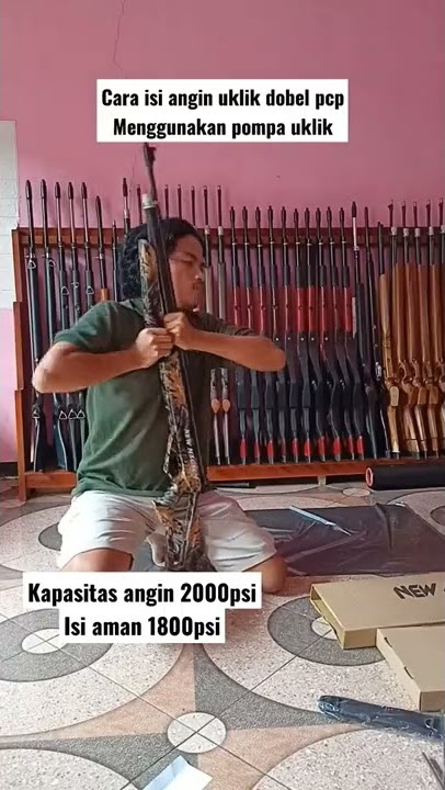 BEGINI CARA ISI ANGIN UKLIK DOBEL PCP PAKAI POMPA UKLIK #shorts #uklikdoublepcp #uklikrasapcp