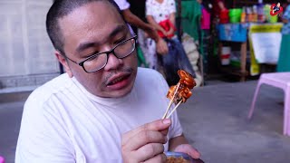 🤔 World Cheapest Pork Offal Skewers....... 😋 in Myanmar.......