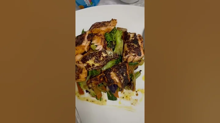 Salmon with vegetables 🍣 🤤😍 - DayDayNews