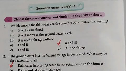 Ennum Eluthum 5th std science workbook formative assessment // term 2