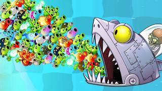 Pvz 2 Zomboss Battlez - All Pea Plants Vs All Zombots