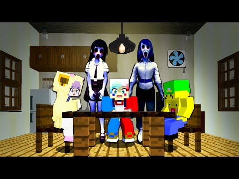 呪われた事故物件に住むマインクラフト😱【マイクラ Minecraft】ぽっぴんず