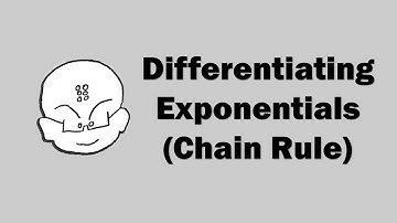 Math B - Differentiate composite exponential functions with chain rule