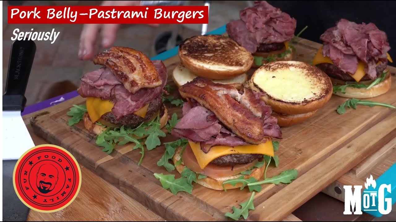Pork BellyPastrami Burgers YouTube