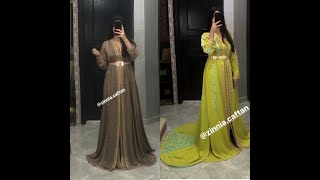 آخر صيحات القفطان المغربي للكراء و البيع. Top Caftans à la location de chez Zinnia Caftan