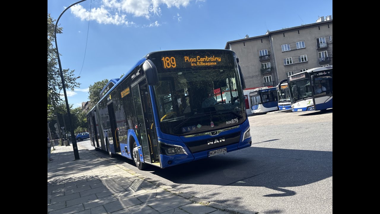MAN NG320 Lion`s City 18G #MM879 Mobilis (o.Kraków) linia 189 kierunek Plac Centralny