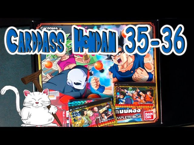 Unboxing Dragon Ball Carddass 35 & 36 Complete Box - Dragon Ball