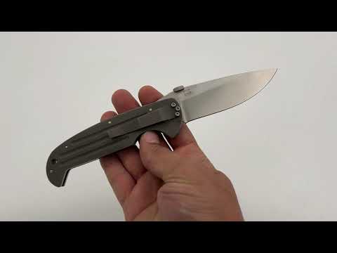 Wayne Clark Prototype 001 Liner Lock Knife From Recon 1