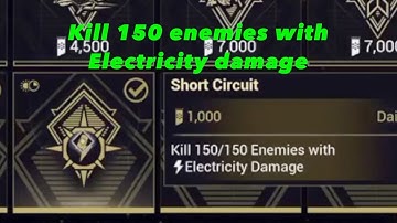 Kill 150 enemies with Electricity damage | Short Circuit Challenge Guide | Warframe | The Glassmaker