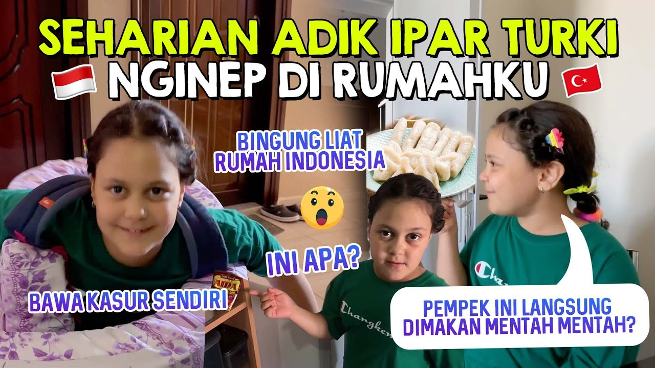 MAU MAKAN PEMPEK MENTAH! BELINAY PERTAMA KALI NGINEP DI RUMAHKU 😂