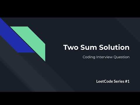 Coding Interview Two Sum - Leetcode 1 - Golang