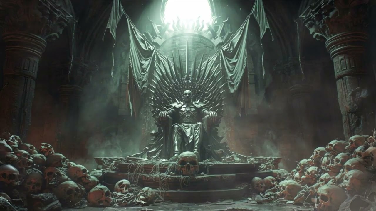 The Crypt of Whispering Skulls | Deep Medieval Ambience ( 1 Hours)