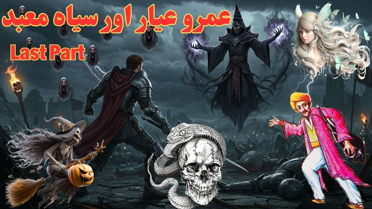 Umro Ayyar Aur Siyah Mobid ( Last  Part ) | Umro Ayar Ki Kahaniyan | Moral Kahani Land