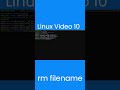 🗑️ Delete with Care! Linux rm Command #linuxcommandlinetutorial #linuxcommand