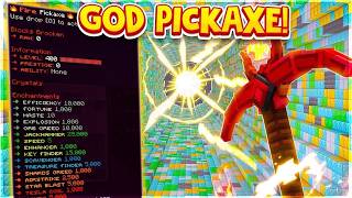 NEW *GODLY* PICKAXE ENCHANT MAKES TRILLIONS On BEST PRISONS SERVER!! | Minecraft OP PRISON