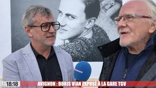 Avignon : Boris Vian exposé à la Gare TGV