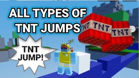 ALL TYPES OF TNT JUMPS in Roblox Bedwars! Single, Double, Triple & Quadruple TNT JUMP! 😱
