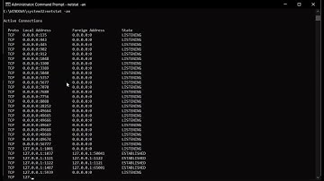 How to check open ports in windows