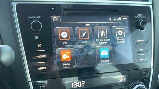 Subaru 2018 Legacy “ghost touch”. spots behind the screen. screenshot 5