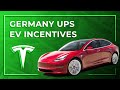 Germany Increases EV Incentives, Lowering Tesla Model 3 Price by ~10%