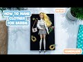 How To Make Clother For Barbie | D.CHIAKI