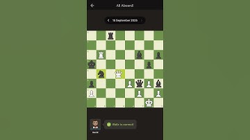 Chess.com daily puzzle solution 15 Sep 2025 #chess #chesscom #dailypuzzle #queen #rook #chesstricks